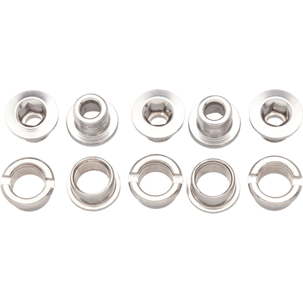 Problem Solvers Chainring Bolts - Silver