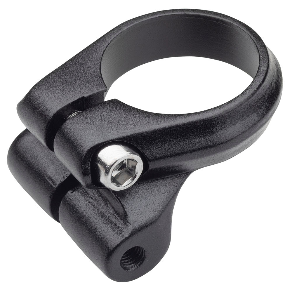 Seatpost Clamp with Rack Mounts - Black